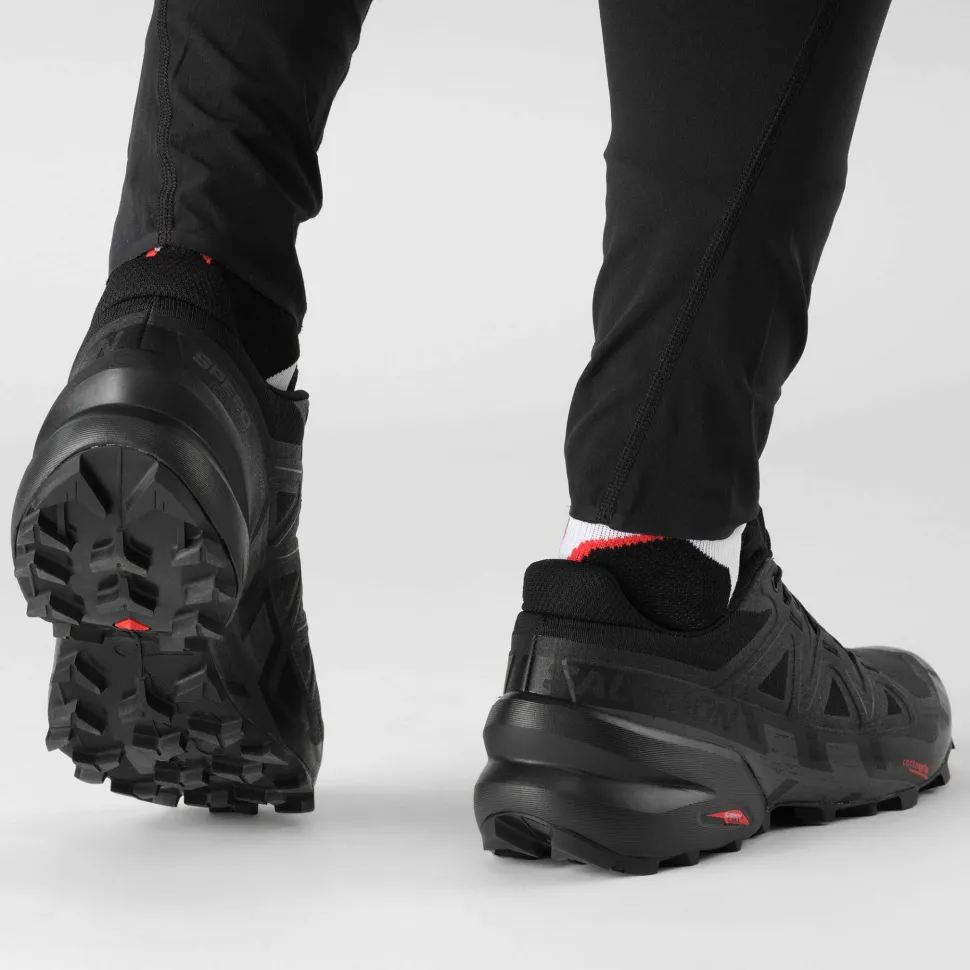 Salomon Men's Speedcross 6 Wide Black/Black/Phantom