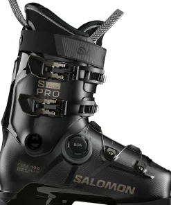 Salomon Men's S/Pro Delta BOA 100 GripWalk Black/Black/Titanium Met. Pd