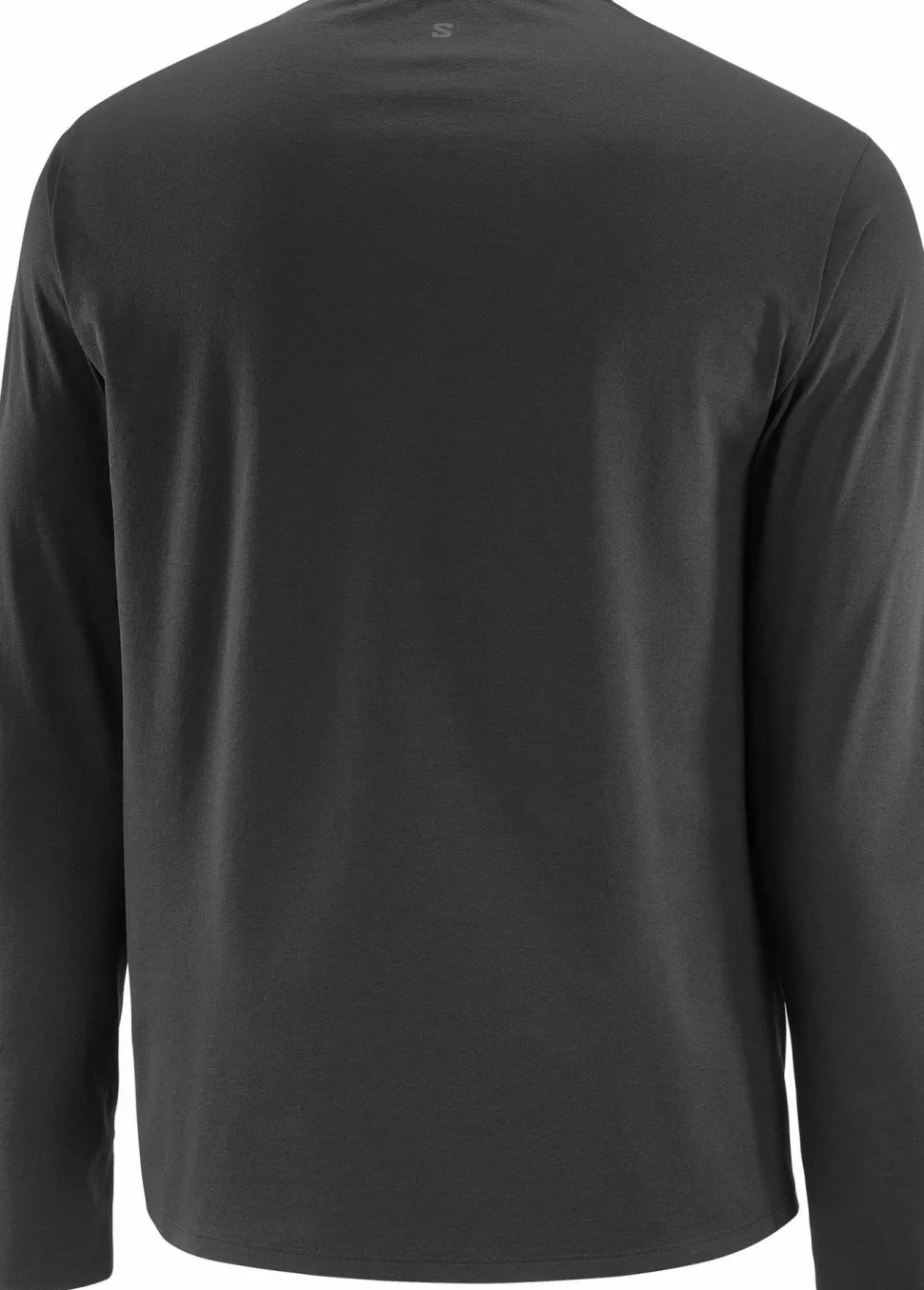 Salomon Men's Trackline Long Sleeve Tee Deep Black