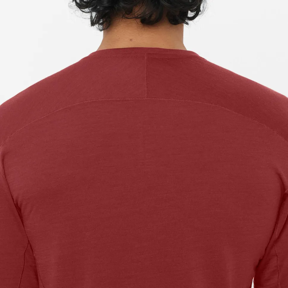 Salomon Men's Ultra SS Tee Syrah