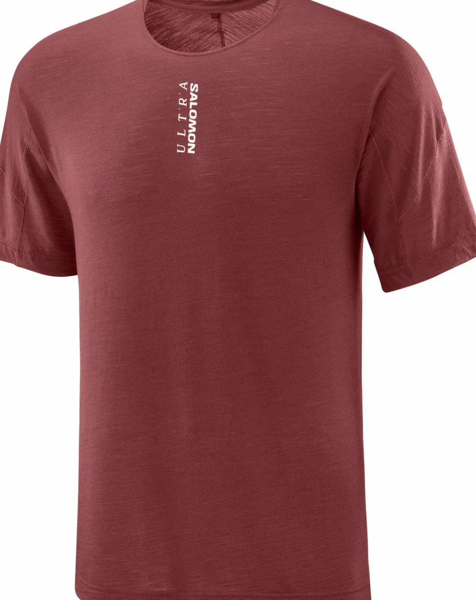 Salomon Men's Ultra SS Tee Syrah
