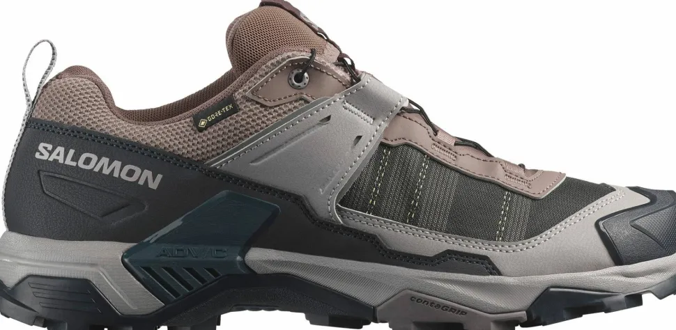 Salomon Men's X Ultra 5 GORE-TEX Iron/Dark Navy/Gull