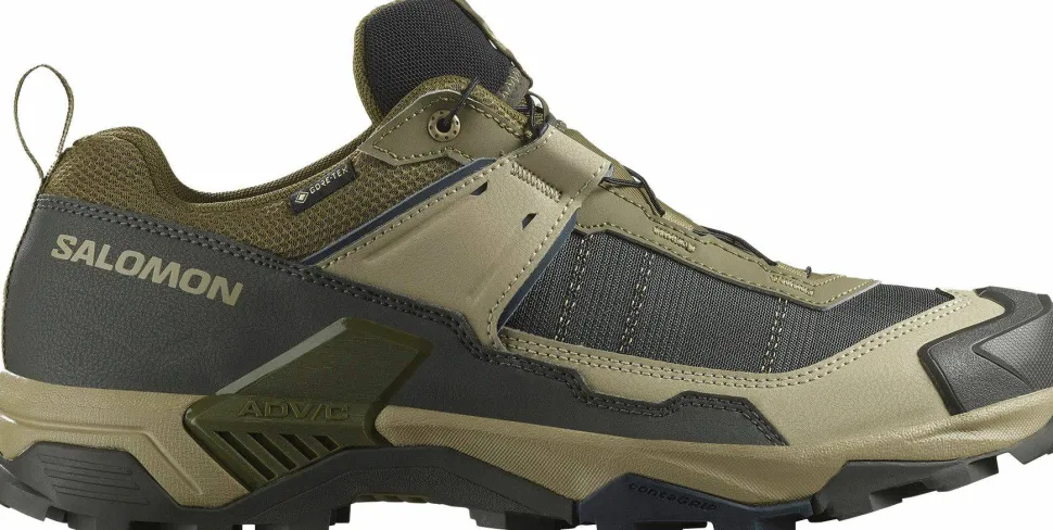Salomon Men's X Ultra 5 GORE-TEX Martini Olive/gray Green/blue Night