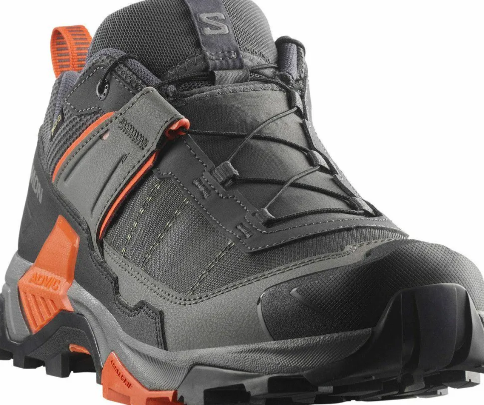 Salomon Men's X Ultra 5 GORE-TEX Asphalt/castlerock/burnt Ochre