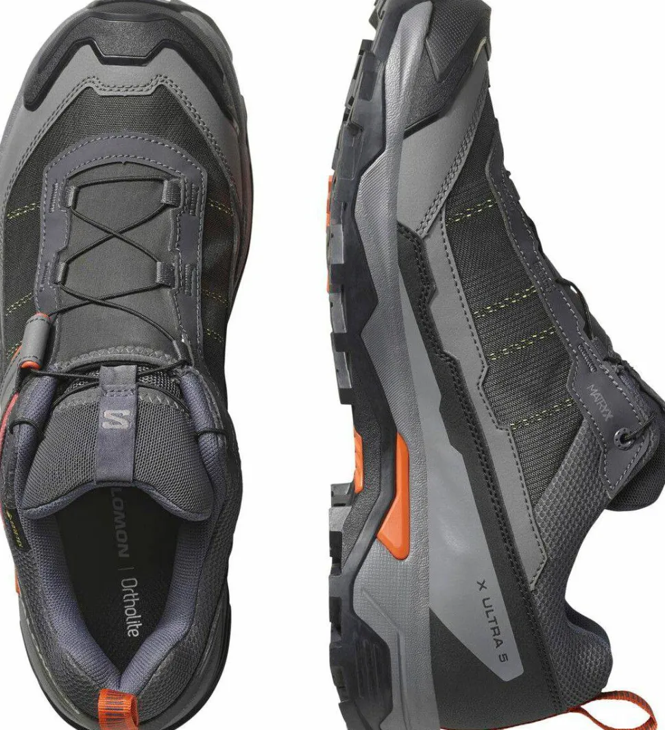 Salomon Men's X Ultra 5 GORE-TEX Asphalt/castlerock/burnt Ochre