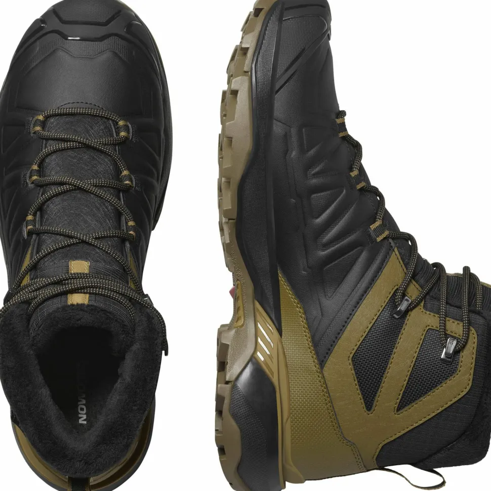 Salomon Men's X Ultra Snowpilot Waterproof Black/Military Olive/Gothic Olive
