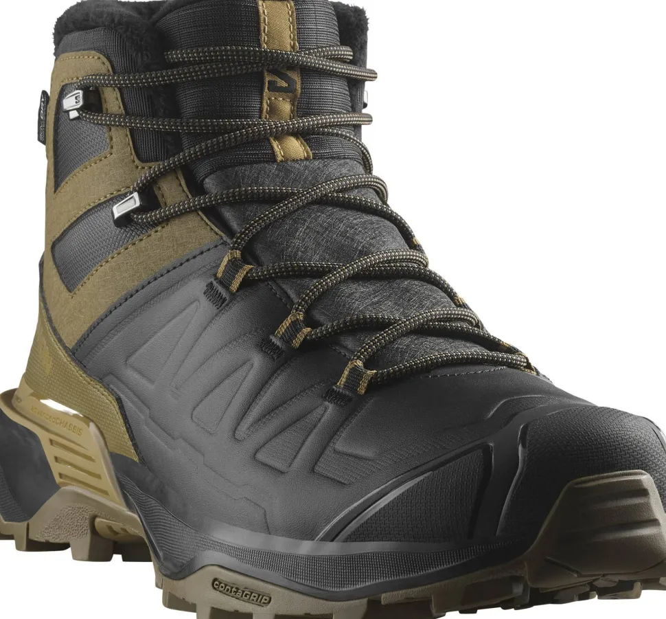 Salomon Men's X Ultra Snowpilot Waterproof Black/Military Olive/Gothic Olive