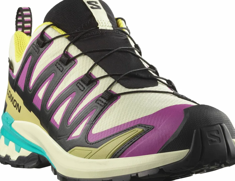 Salomon Men's XA 3D Pro V9 GORE-TEX Transparent Yellow/Black/Waterfall