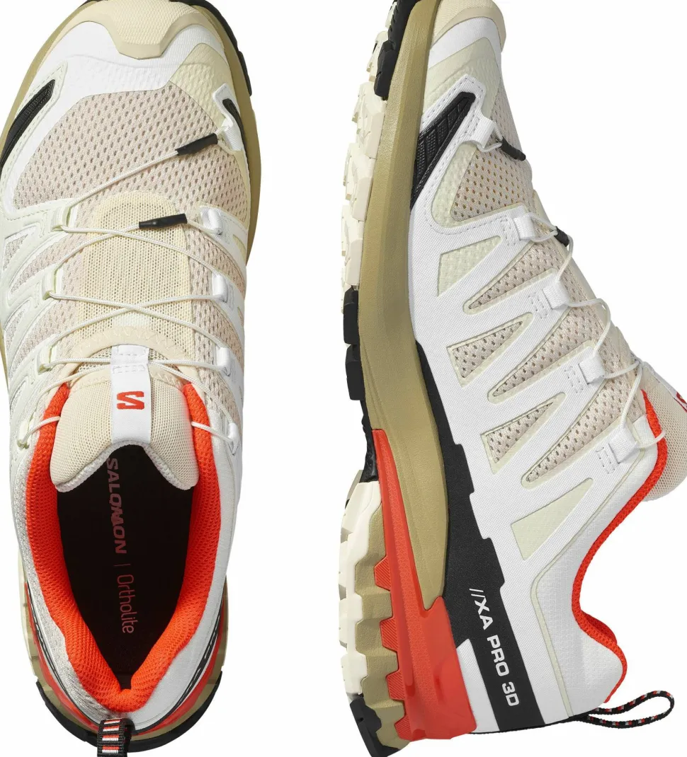 Salomon Men's XA Pro 3D V9 Almond Milk/Gray Green/Cherry Tomato