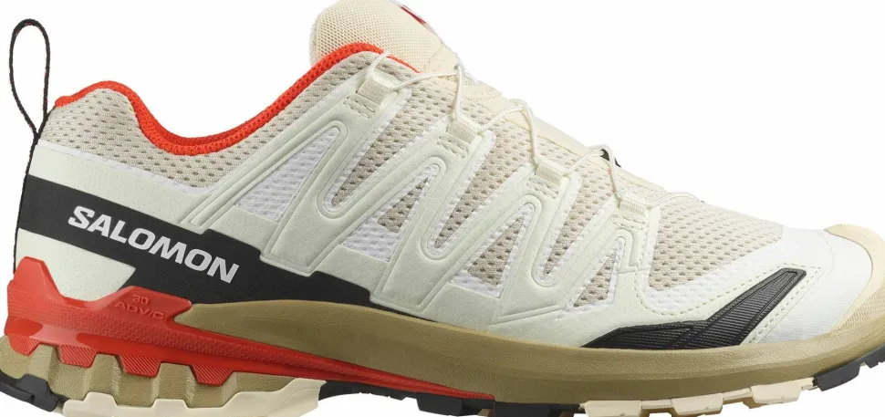 Salomon Men's XA Pro 3D V9 Almond Milk/Gray Green/Cherry Tomato