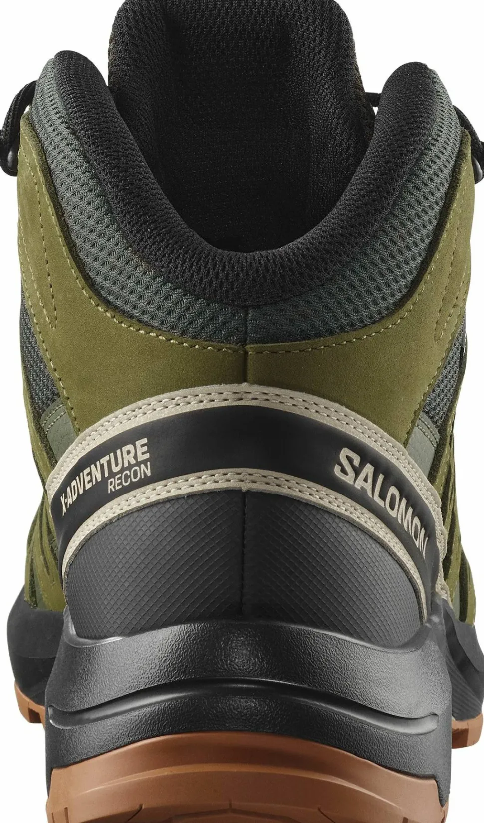 Salomon Men's X-Adventure Recon Mid GORE-TEX Peat/martini Olive/oxford Tan