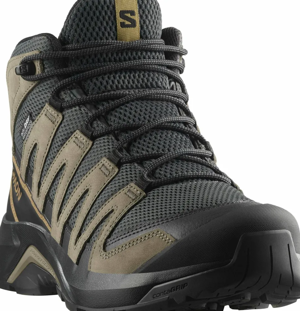 Salomon Men's X-Adventure Recon Mid GORE-TEX Asphalt/falcon/coyote Brown