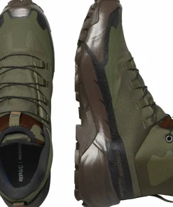 Salomon Unisex Cross Hike Tracker GORE-TEX Ranger Green/Earth Brown/Black