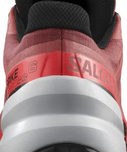 Salomon Unisex Spikecross 6 GORE-TEX Cow Hide/Black/Fiery Coral