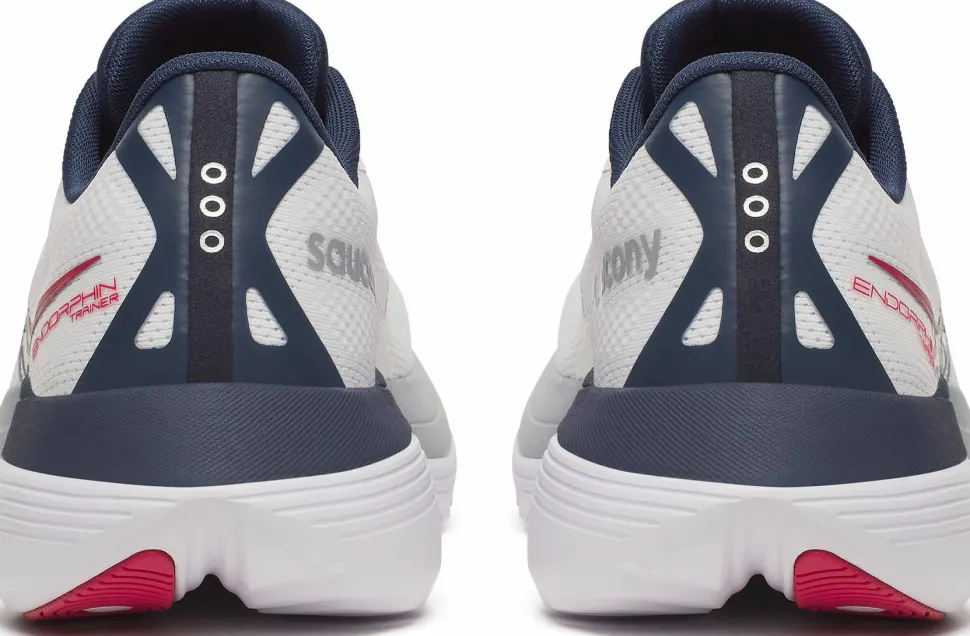 Saucony Men's Endorphin Trainer White/navy