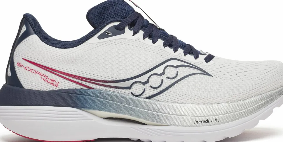 Saucony Men's Endorphin Trainer White/navy