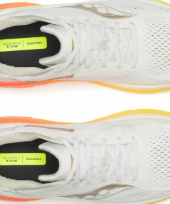 Saucony Men's Guide 19 Ivory/fire