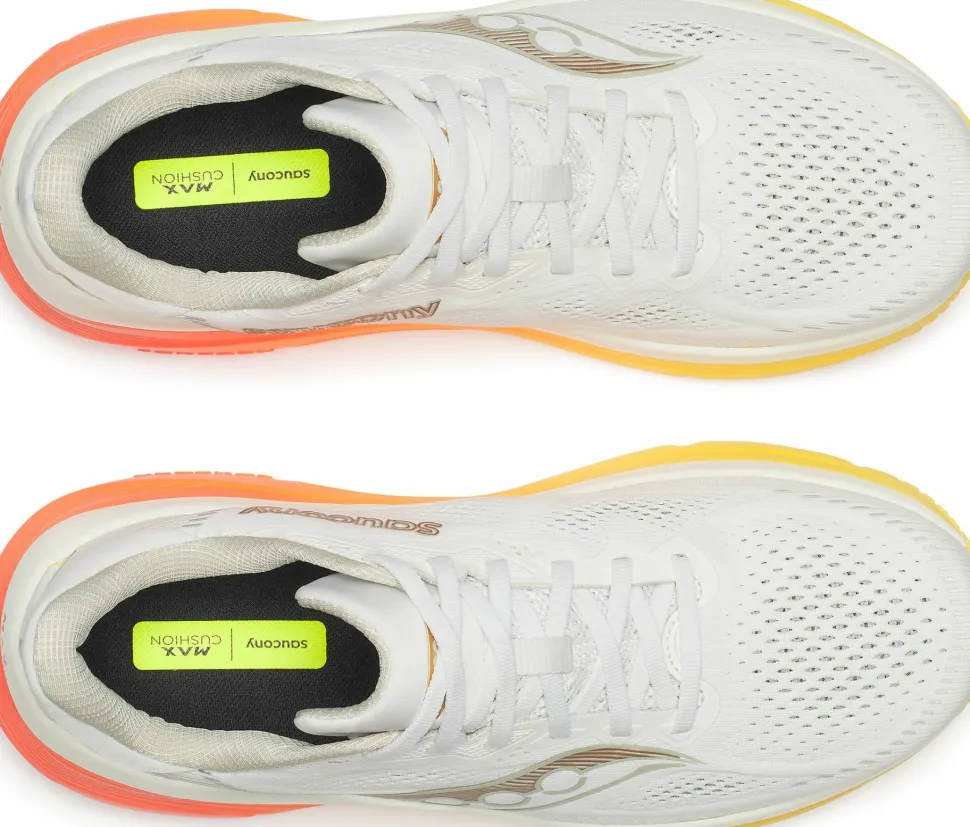 Saucony Men's Guide 19 Ivory/fire