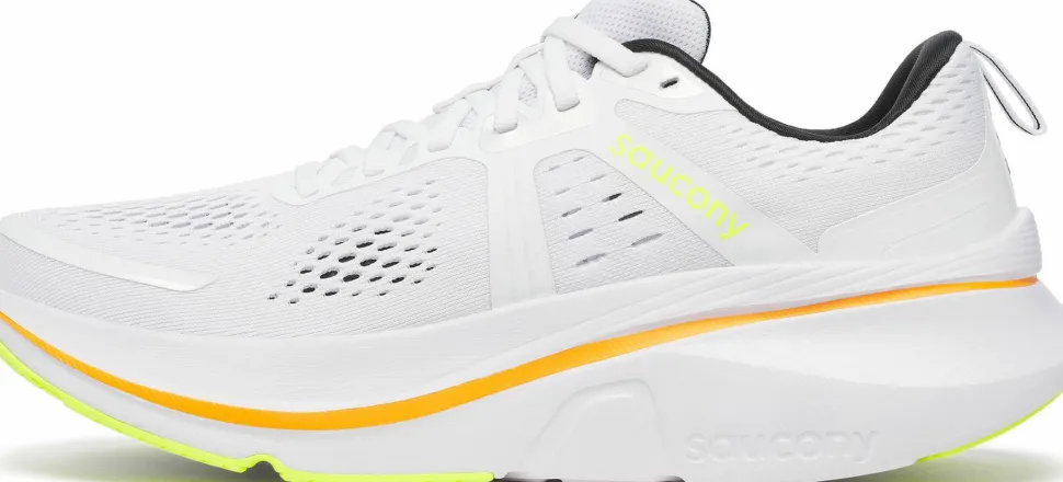 Saucony Men's Guide 18 White/peel