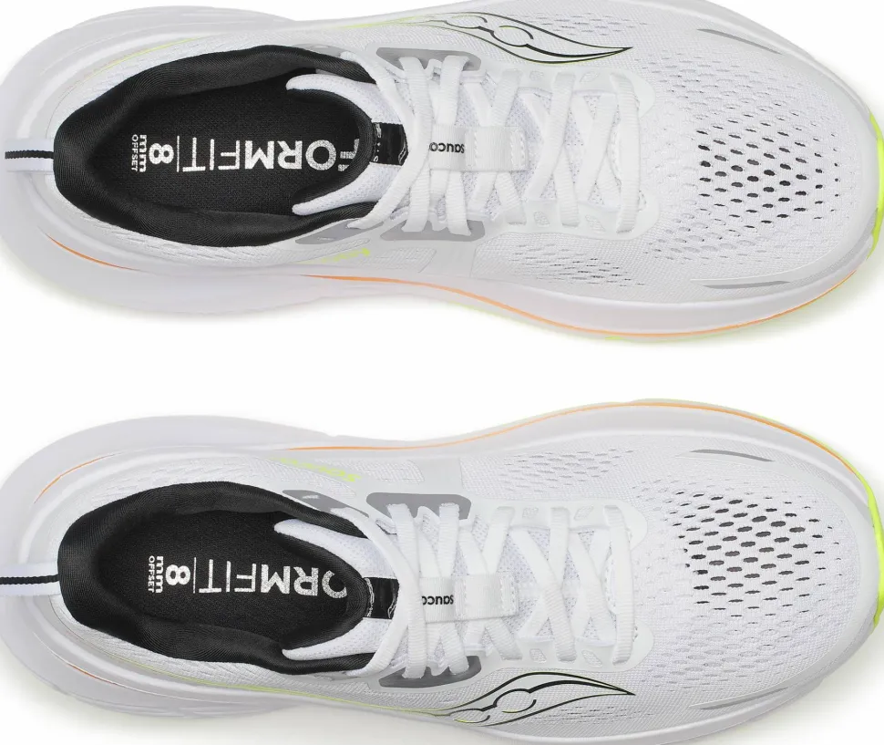 Saucony Men's Guide 18 White/peel