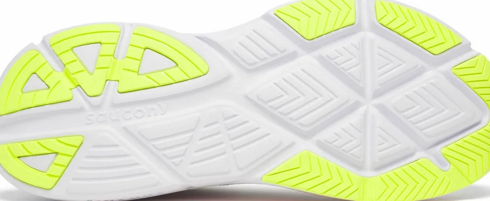Saucony Men's Guide 18 White/peel