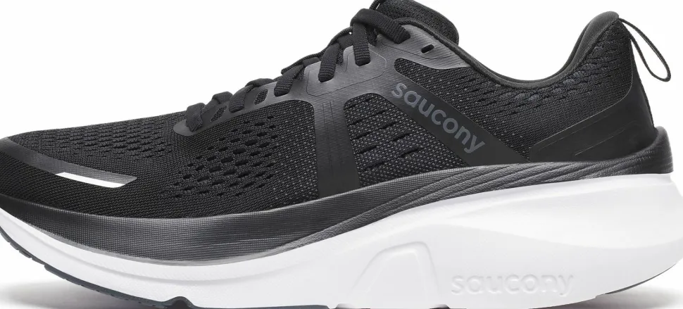Saucony Men's Guide 18 Wide Black/white