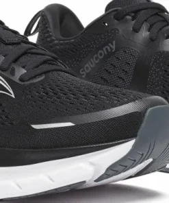 Saucony Men's Guide 18 Wide Black/white