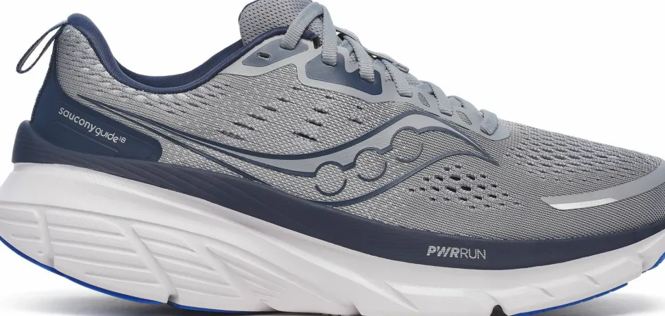 Saucony Men's Guide 18 Wide Flint/Navy