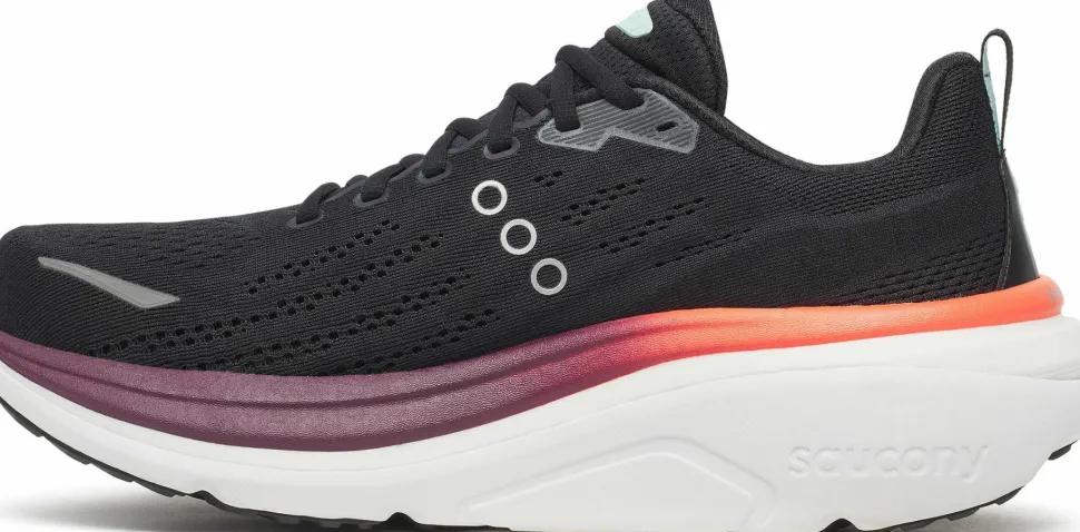 Saucony Men's Hurricane 25 Black/crimson