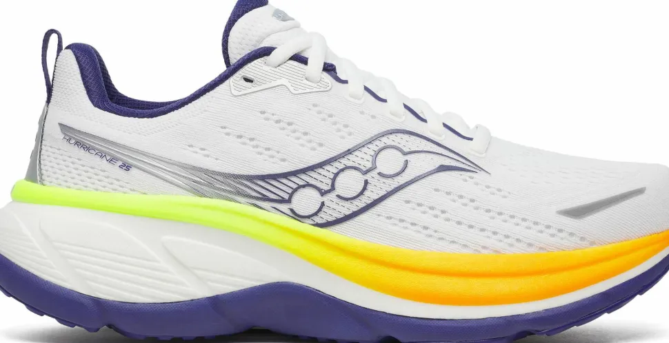 Saucony Men's Hurricane 25 White/frigid