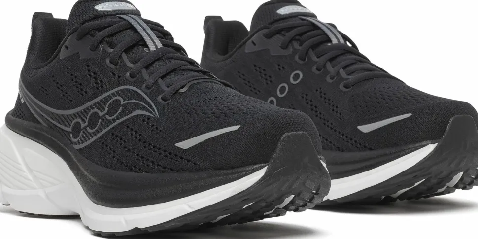 Saucony Men's Hurricane 25 Wide Black/white