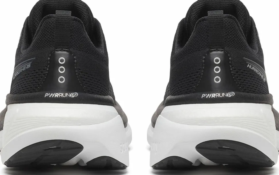 Saucony Men's Hurricane 25 Wide Black/white