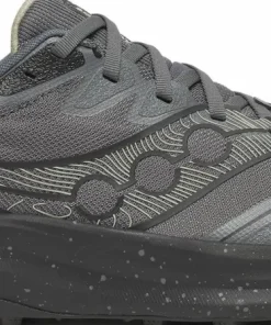 Saucony Men's Peregrine 16 Carbon/black
