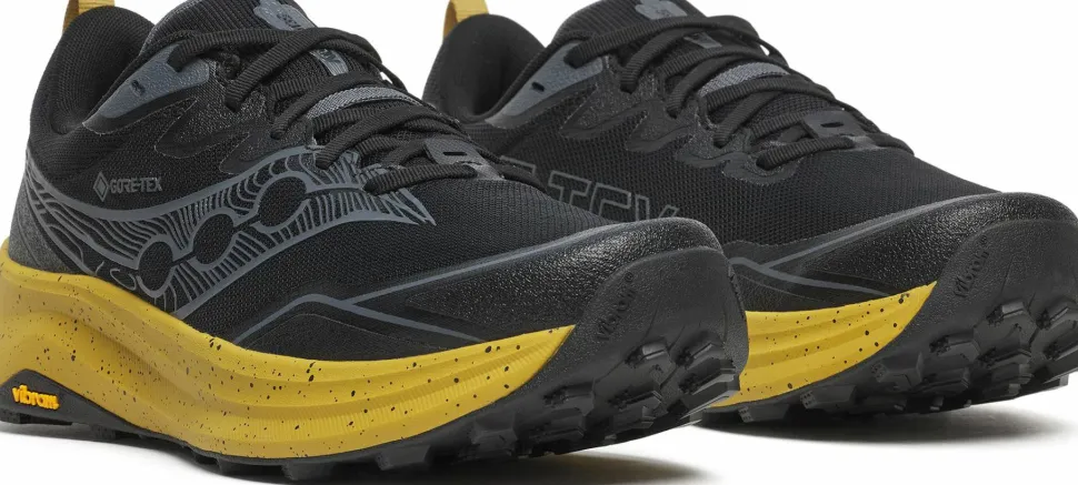 Saucony Men's Peregrine 16 GORE-TEX Black/oil