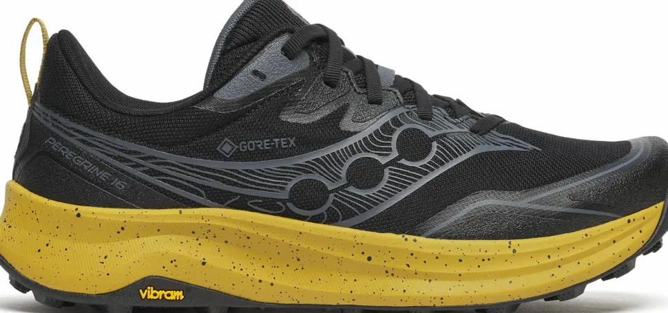 Saucony Men's Peregrine 16 GORE-TEX Black/oil