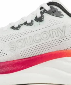 Saucony Men's Ride 19 White/Srimson
