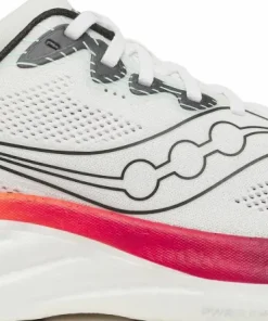 Saucony Men's Ride 19 White/Srimson