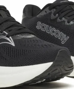 Saucony Men's Ride 19 Wide Black/silver