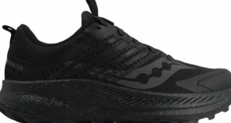 Saucony Men's Ride Tr2 Gore-Tex Triple Black