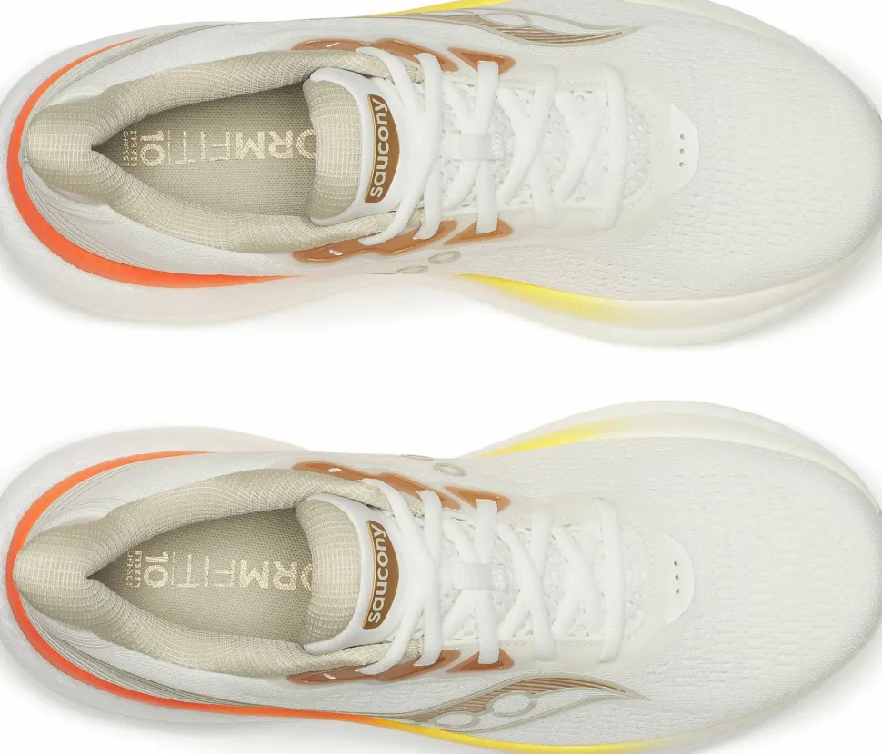 Saucony Men's Triumph 23 Ivory/fire
