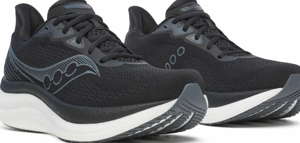 Saucony Men's Triumph 23 Wide Black/white