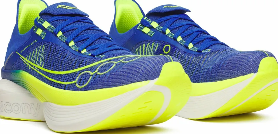 Saucony Unisex Endorphin Elite 2 Lapis/citron