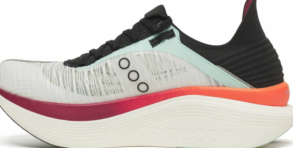 Saucony Unisex Endorphin Elite 2 White/crimson