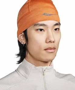 Saucony Unisex Peregrine Merino Beanie Amber Heather