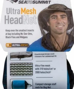 Sea To Summit Mosquito Headnet Ultramesh Black