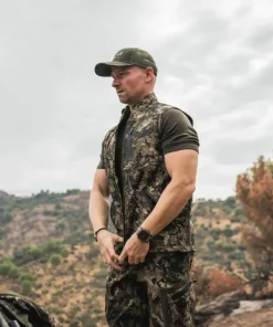 Seeland Men's Chaser Aero Camo Vest Invis Mpc Green