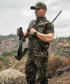 Seeland Men's Chaser Aero Camo Vest Invis Mpc Green