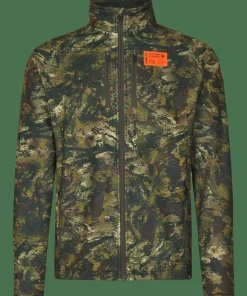 Seeland Men's Tidal Camo Fleece Jacket Invis Mpc Green