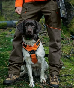Seeland Men's Venture Pants Pine Green/Hi-Vis Orange