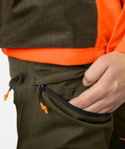 Seeland Men's Venture Pants Pine Green/Hi-Vis Orange
